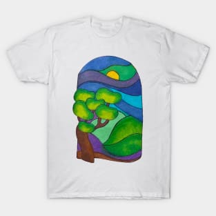 Hand Drawn Landscape T-Shirt